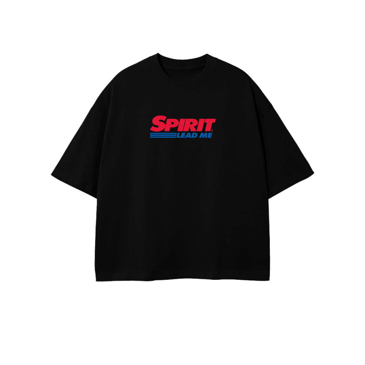 SPIRIT LEAD ME Cropped Oversized T-shirt