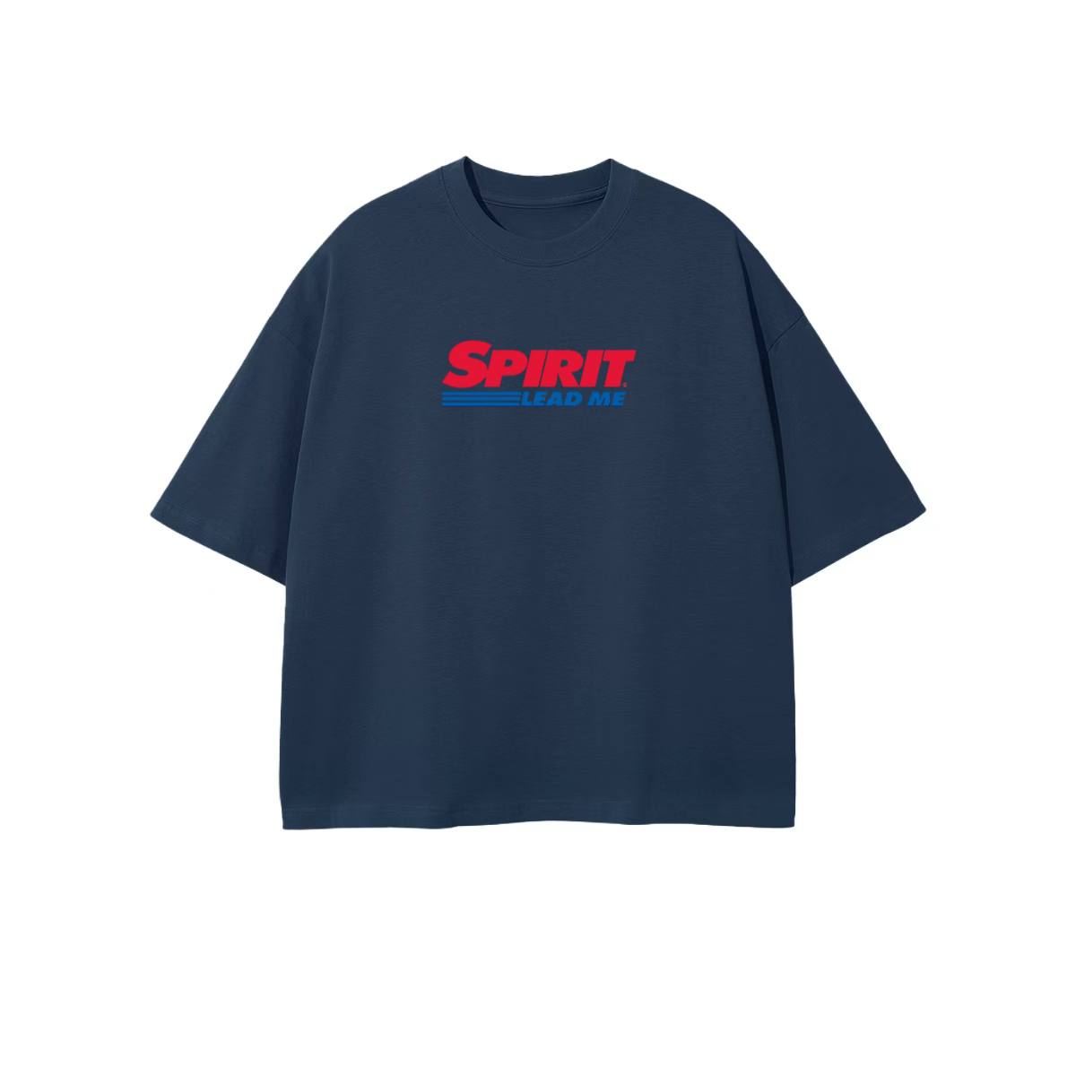SPIRIT LEAD ME Cropped Oversized T-shirt