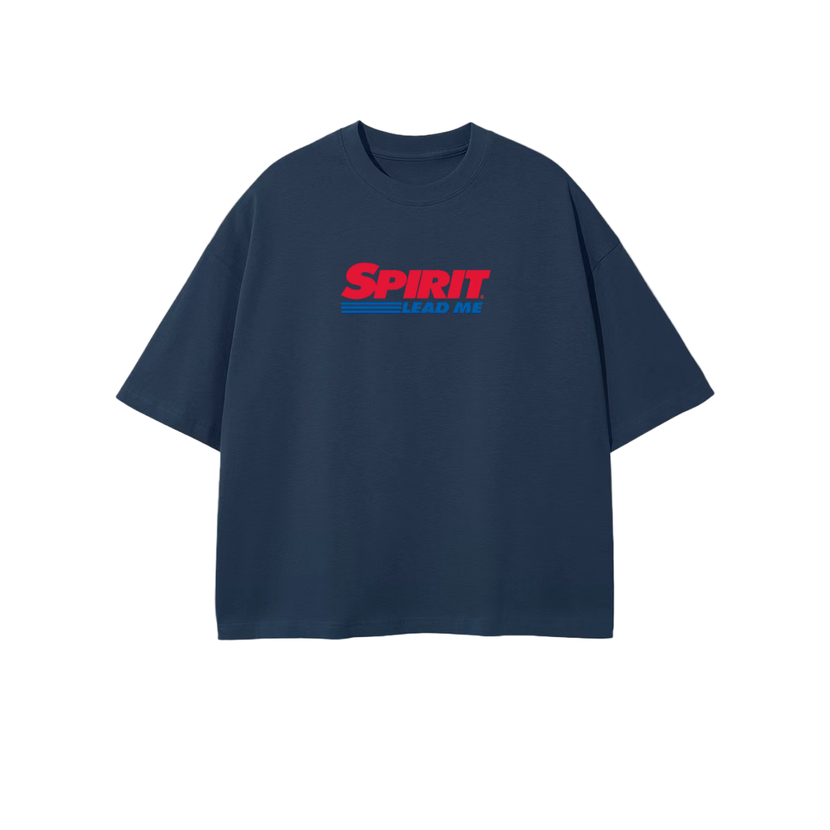 SPIRIT LEAD ME Cropped Oversized T-shirt