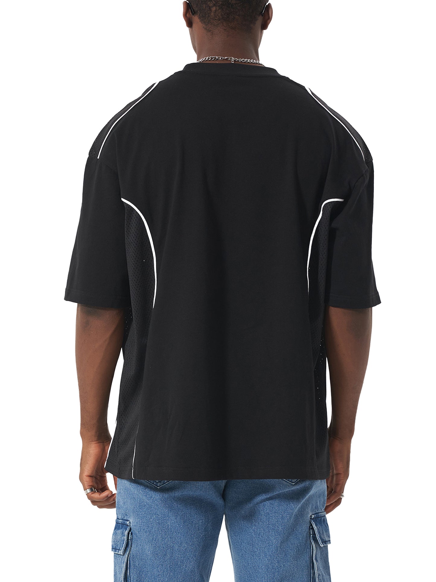 RELENTLESS Piped Panel T-Shirt