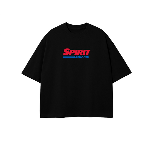 SPIRIT LEAD ME Cropped Oversized T-shirt