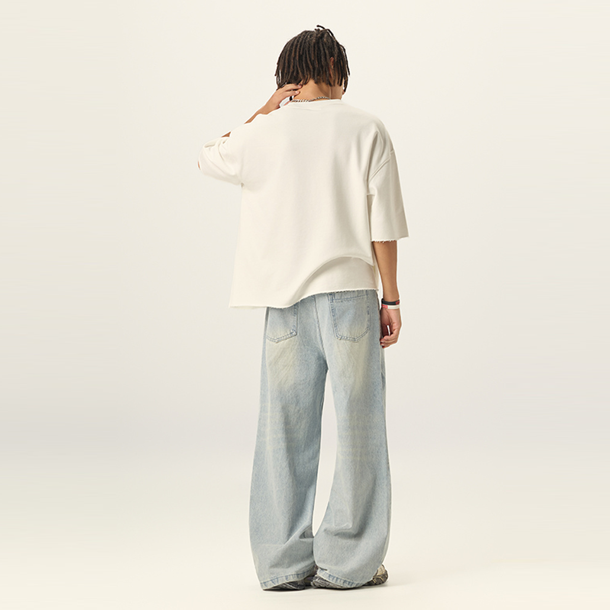 Men’s Cropped Terry T-shirt