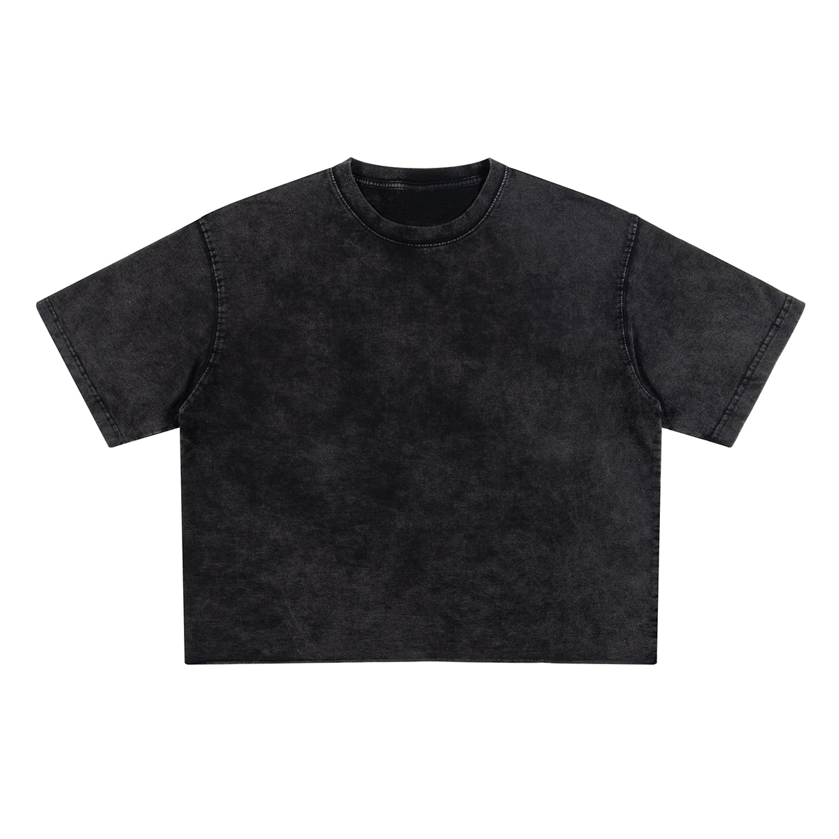 Cropped Snow Washed T-shirt